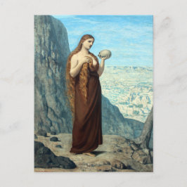 Cartão Postal Maria Madalena no Deserto por Puvis de Chavannes