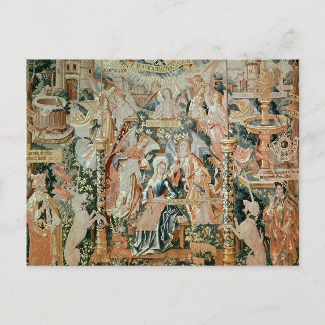 Cartão Postal Maria no Templo, Cenas da Vida do (Frente)