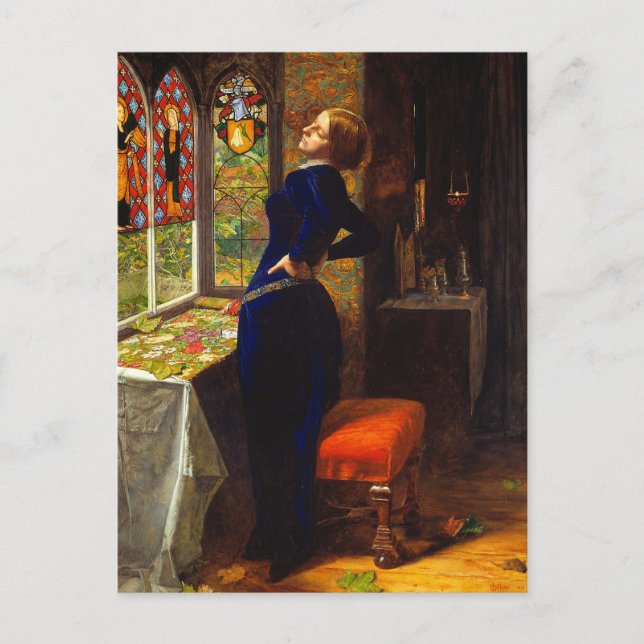 Cartão Postal Mariana apresentada por John Everett Millais (1851 (Frente)