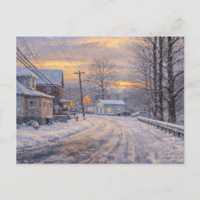 Cartão Postal Marianna Main Street Pa Pennsylvania History  (Frente)