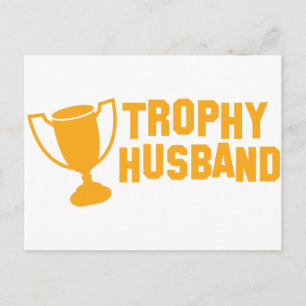 Cartão Postal marido troféu