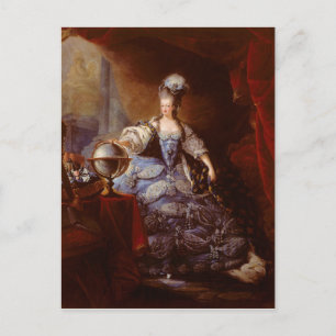 Cartão Postal Marie Antoinett, Áustria, por Jean Baptiste Dagot