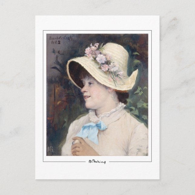 Cartão Postal Marie Bashkirtseff #6 - Cartão-postal de arte (Frente)