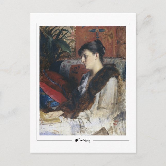 Cartão Postal Marie Bashkirtseff nº 4 - Cartão-postal de arte (Frente)