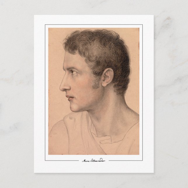 Cartão Postal Marie Ellenrieder #3 - Cartão-postal de arte (Frente)