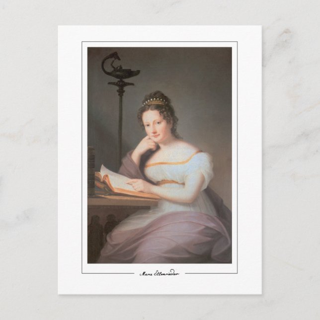 Cartão Postal Marie Ellenrieder nº 1 - Cartão-postal de arte (Frente)