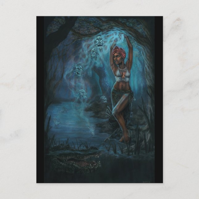 Cartão Postal Marie Laveau (Frente)