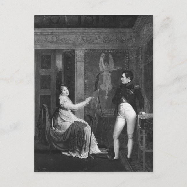 Cartão Postal Marie Louise de Habsbourg Lorraine (Frente)