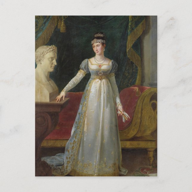 Cartão Postal Marie Pauline Bonaparte Princess Borghezio, 1808 (Frente)