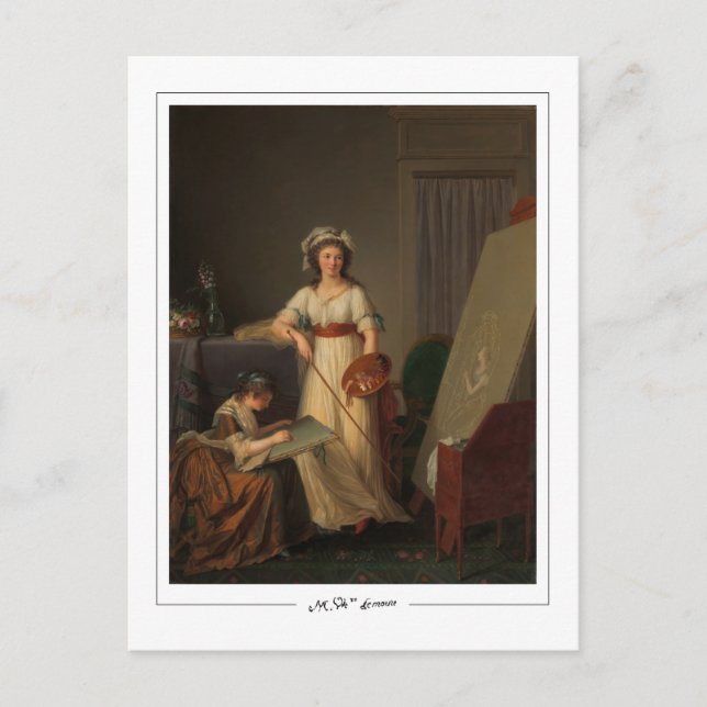 Cartão Postal Marie-Victoire Lemoine nº 1 - Cartão-postal de art (Frente)