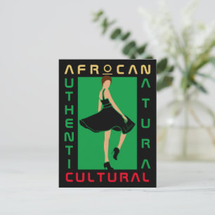Cartão Postal Marilyn MonFRO AFRoCA Afro Africa Mulher Negra