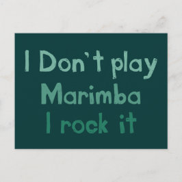 Cartão postal Marimba Rock It