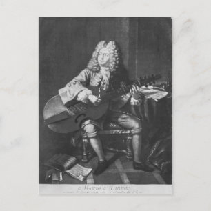 Cartão Postal Marin Marais, 1704