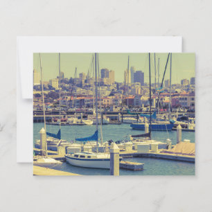 Cartão Postal Marina e San Francisco Cityscape