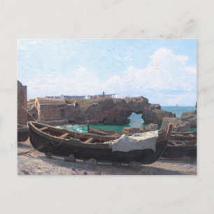 Cartão Postal Marina Piccola na Ilha Capri, Itália por Haseltin