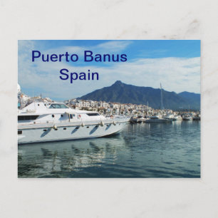 Cartão Postal Marina, Puerto Banus, Espanha