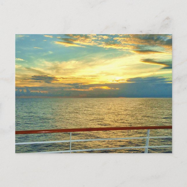 Cartão Postal Marine Sunrise (Frente)