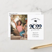 Marinho 2022 Blue Photo Graduation Obrigado