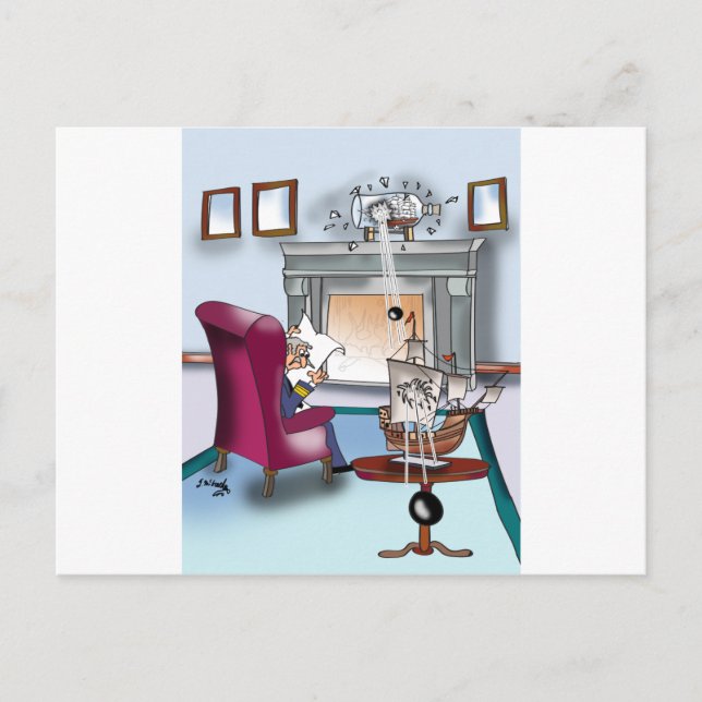 Cartão Postal Marinho 9384 (Frente)