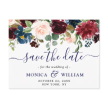 Marinho Azul Blush Salva a Data