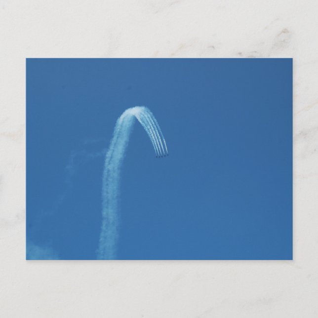 Cartão Postal Marinho Blue Angels em Cleveland - agosto de 2008 (Frente)