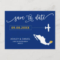 Marinho México Salve o Cartaz do Mapa de Datas