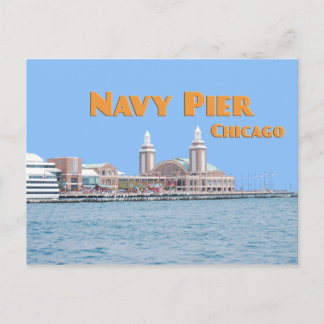 Cartão Postal Marinho Pier - Chicago Illinois