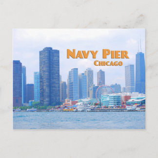 Cartão Postal Marinho Pier - Chicago Illinois
