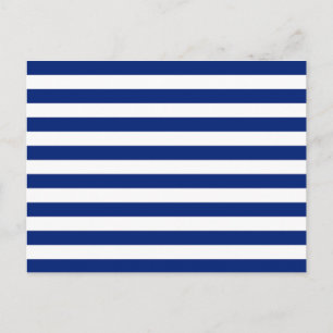 Cartão Postal Marinho Stripes Decor Náutico