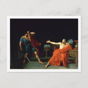 Cartão Postal Marius at Minturnae, 1786 (óleo na canvas)