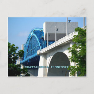 Cartão Postal MARKET STREET BRIDGE - Chattanooga, TN