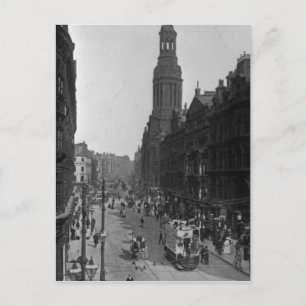 Cartão Postal Market Street, Manchester, c.1910