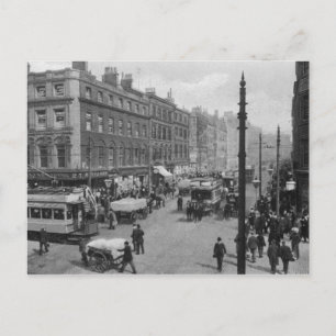 Cartão Postal Market Street, Manchester, c.1910