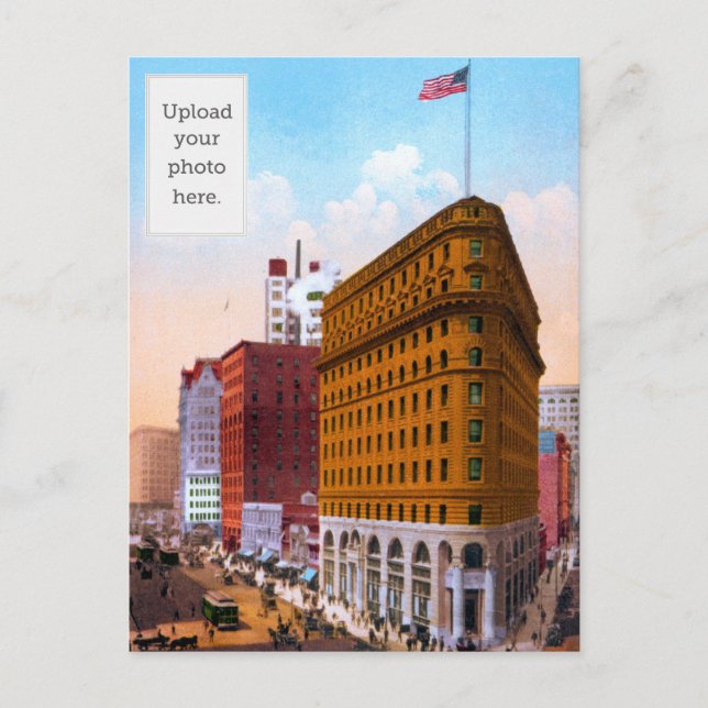 Cartão Postal Market Street West de Montgomery, São Francisco, (Frente)