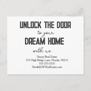 Cartão Postal marketing imobiliário de referência vender po