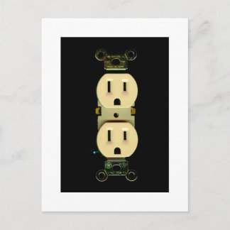 Cartão Postal Marketing personalizado da companhia elétrica elet