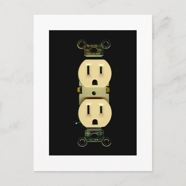 Cartão Postal Marketing personalizado da companhia elétrica elet (Frente)