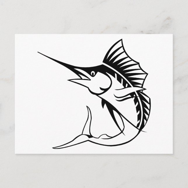 Cartão Postal Marlin (Frente)