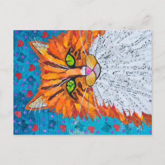 Cartão Postal Marmalade Cat