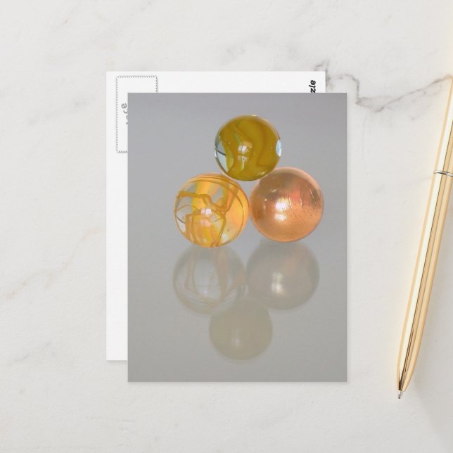 Cartão postal - mármores laranja (Frente/Verso In Situ)