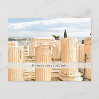 Cartão Postal Mármores Reunidos Cartões-postais na Acrópole