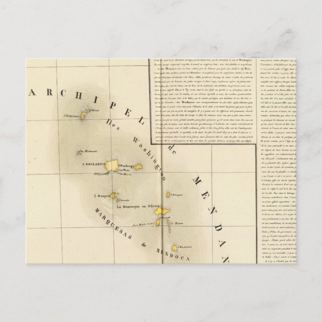 Cartão Postal Marquesas Oceania nº 34 (Frente)