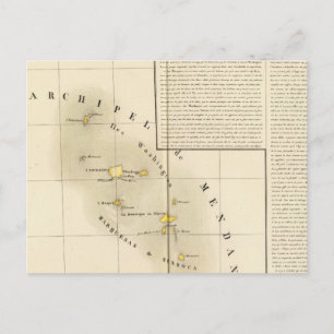 Cartão Postal Marquesas Oceania nº 34