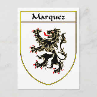 Cartão Postal Marquez Casaco de Armas/Proteção Familiar