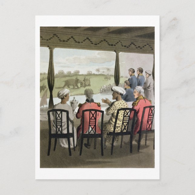 Cartão Postal Marquis Wellesley e sua suíte, no Nabob de O (Frente)