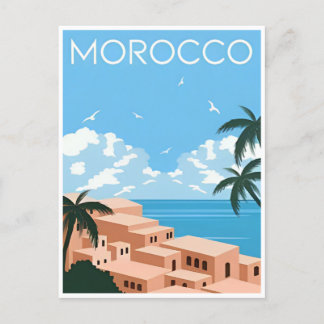 Cartão Postal Marrakesh, turismo maroc da viagens vintage Marroc