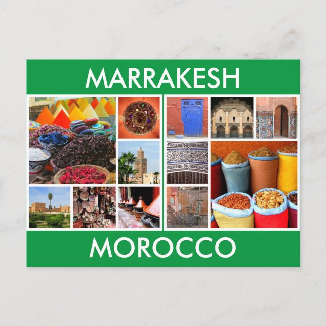 Cartão Postal marrakesh viagem (Frente)