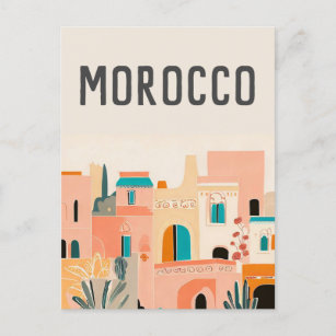 Cartão Postal Marrocos Marakech