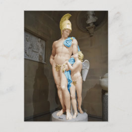 Cartão Postal MARS RESTRAÍDO POR CUPID 1825 John Gibson