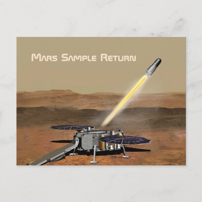 Cartão Postal Mars Sample Return Mission (Frente)